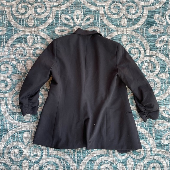 Michael Kors Womens Stretch Knit One Button Blazer Jacket - Picture 5 of 7